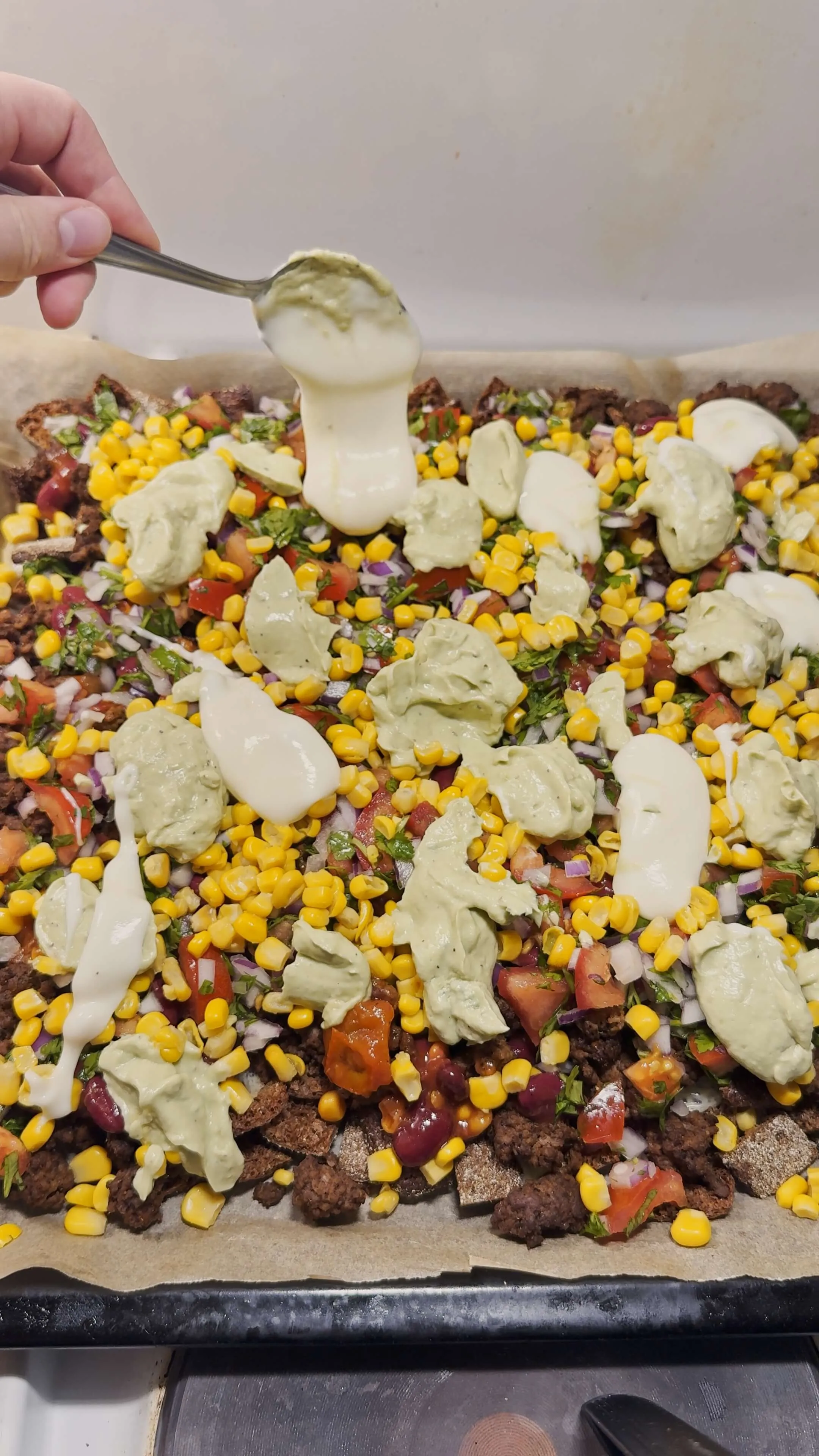 Nachos saludables al horno con carne molida - Image 1